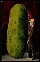 Mann mit riesieger Wassermelone aus Kali