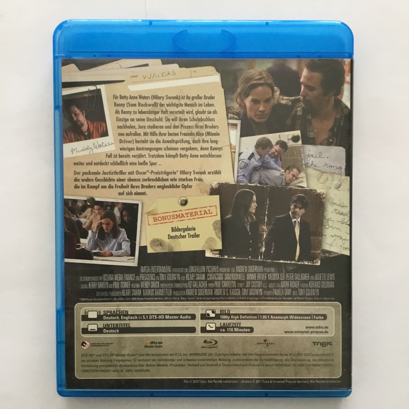 Tutti i DVDs: Betty Anne Waters Blu Ray – Nuovo (secondo la descrizione) da Blauen venduto da sternchen66 1