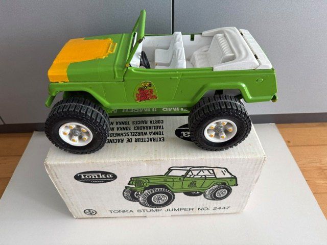 Jeep Modellini d'auto: Jeepster Tonka "Stump Jumper NO: 2447" – Usato da Staad SG venduto da p1800es1972