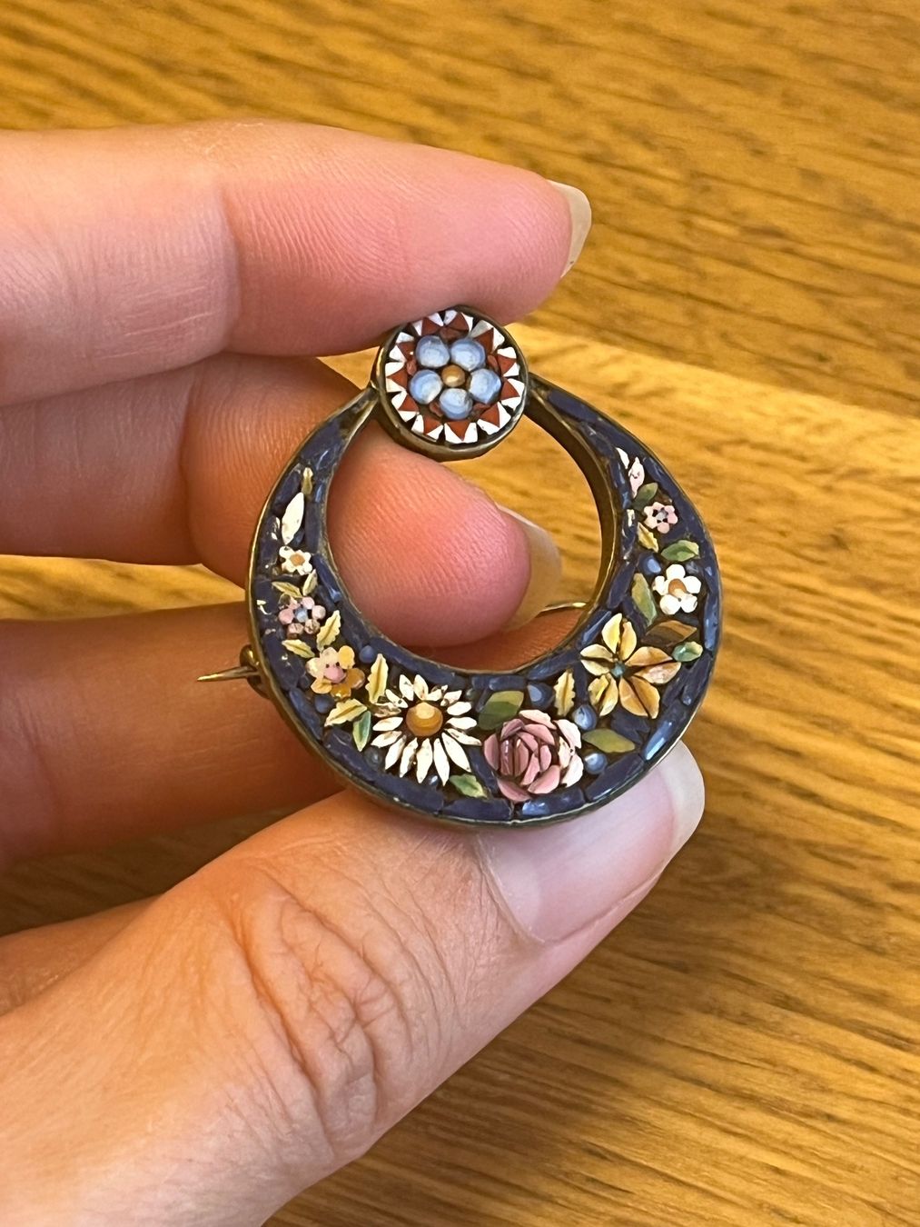 Broschen & Nadeln: Millefiori Mikromosaik Brosche – Gebraucht aus Zürich von vintage_for_you 2