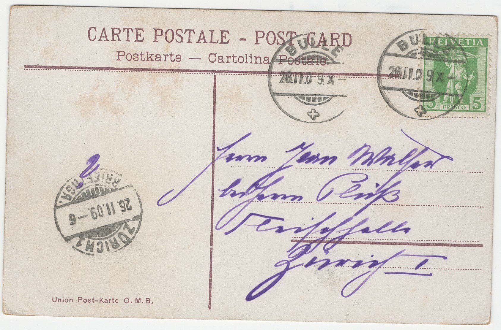 Cartes postales: Kuhhandel 1909 – D'occasion à Winterthur par Wintiwest 1