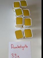 Dunkelgelbe Ersatzfarben für Malkasten Wasserfarbe Caran d'A