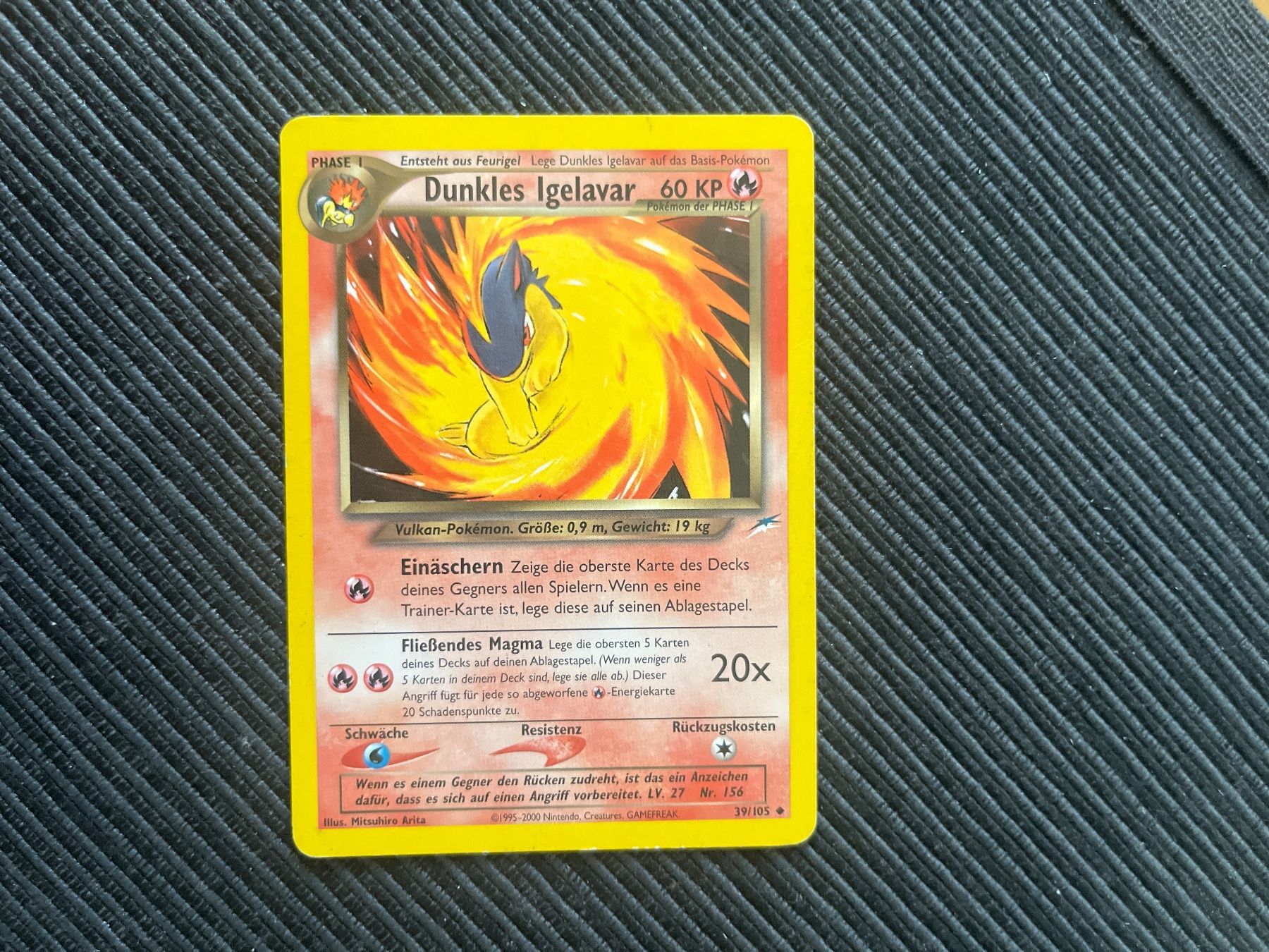 Pokémon Carte collezionabili: Pokemon Dunkles Igelavar Neo Destiny – Usato da Wabern venduto da Collectfun
