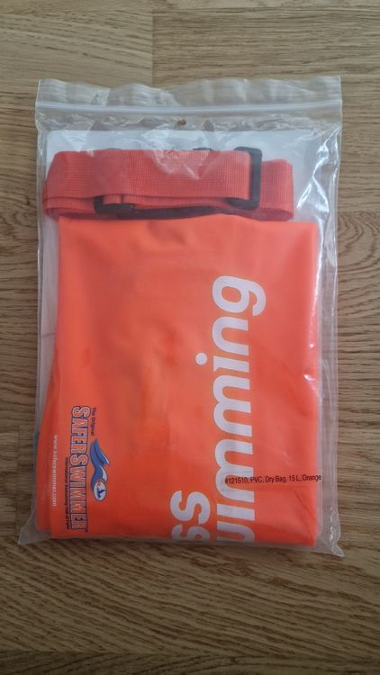 Wasserdichte Trockentasche 10 Liter – Orange, Mit Roll-Top-Verschluss