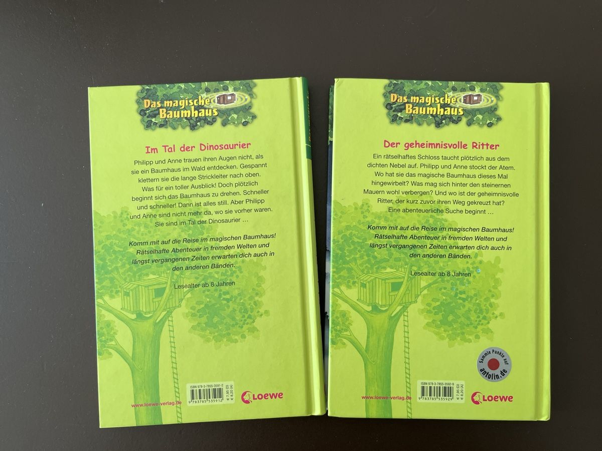 Bücher: Das magische Baumhaus Buch 1 und 2 – Neu (gemäss Beschreibung) aus Lommiswil von Cabrio1 1