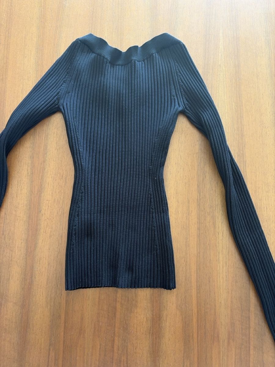 Pull&Bear Maglioni & Felpe: Schwarzes enges Longsleeve – Nuovo (secondo la descrizione) da Dietikon venduto da me9_mh2j 1