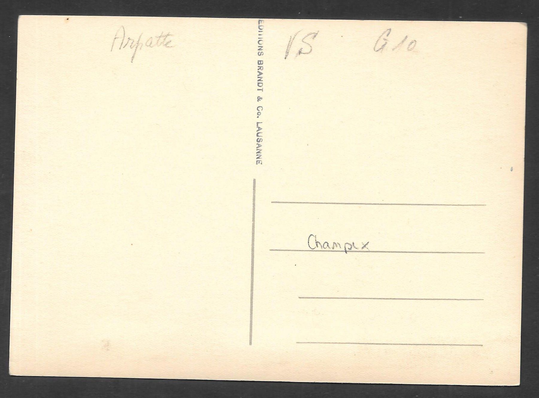 Cartoline postali: Champex Le Clocher d'Arpette – Usato da Olten venduto da clotaldi 1