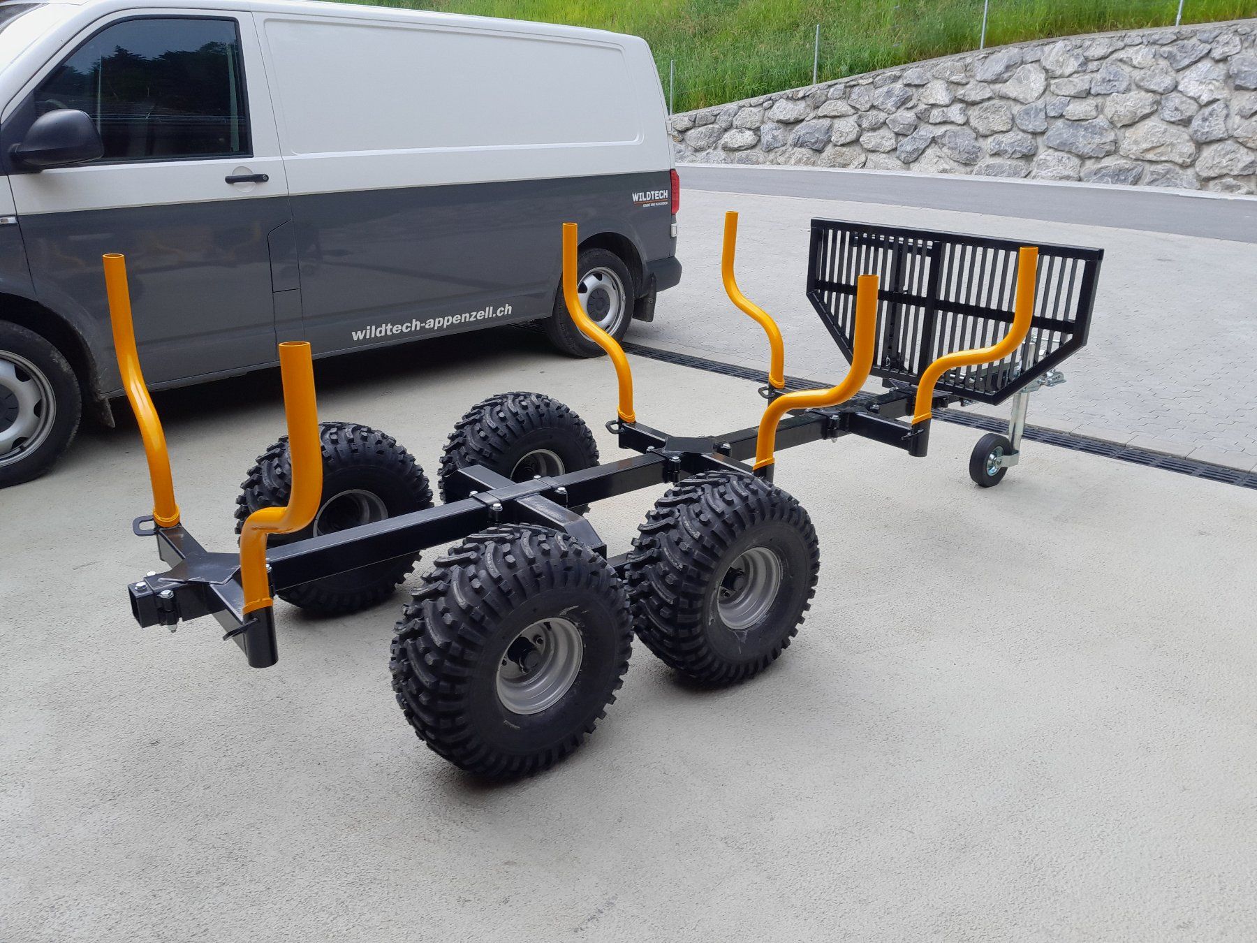 Rimorchi: ATV Forstanhänger, Baggeranhänger – Nuovo (secondo la descrizione) da Haslen AI venduto da Wildtech 3