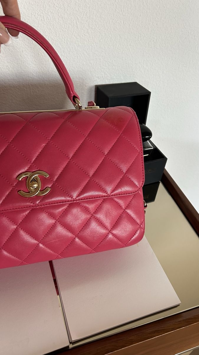 Chanel Taschen für Damen: Chanel Trendy CC Top Handle Pink  – Gebraucht aus Arzier-Le Muids von kaczuszka 6