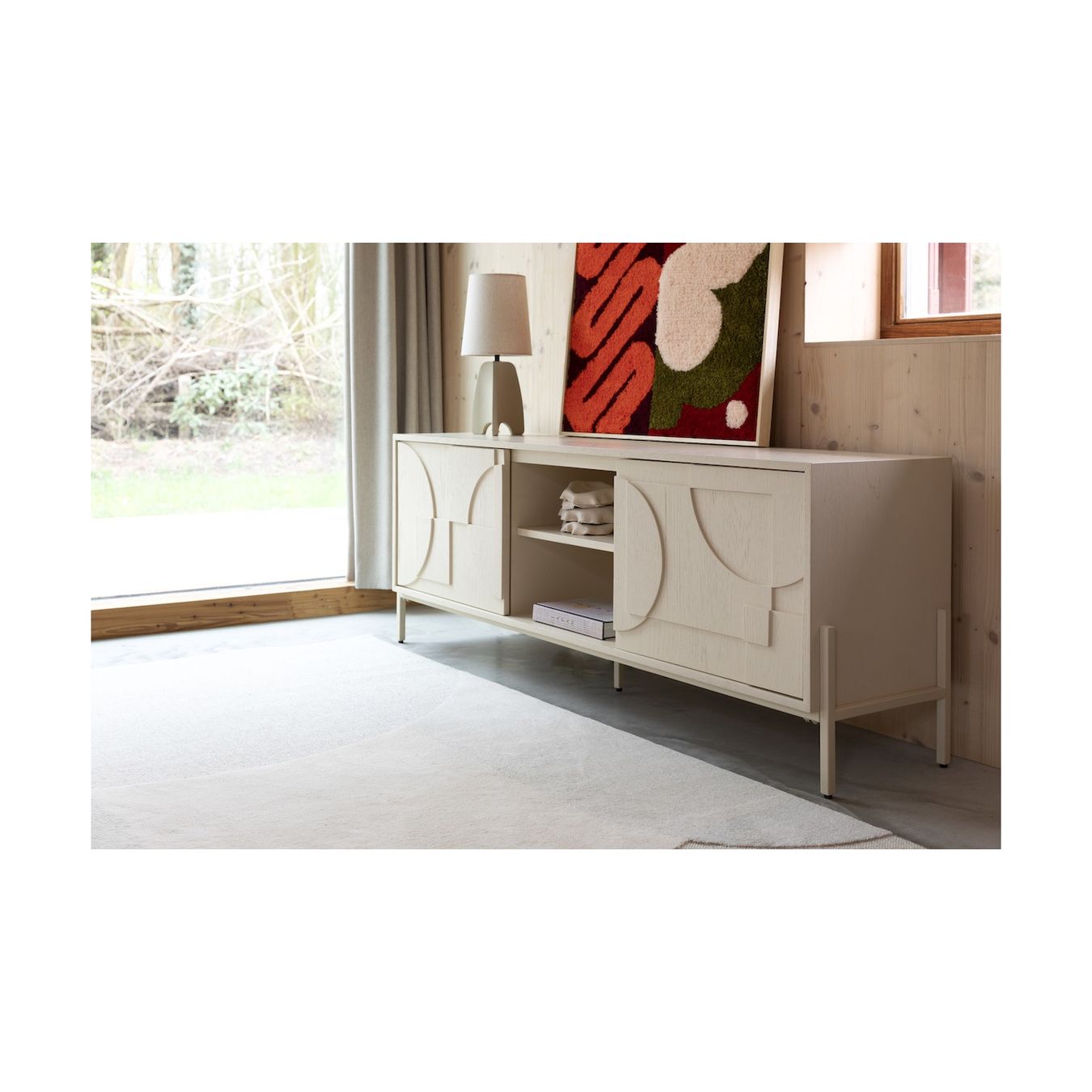 Credenze: Faces Sideboard Beige -zuiver- – Nuovo e nell'imballaggio originale da Sulgen venduto da eytsh