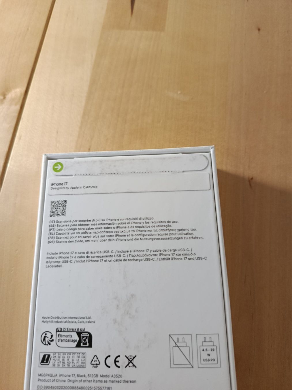 Apple Telefoni cellulari / Smartphones: iPhone 17 512 GB neu mit Garantie – Nuovo e nell'imballaggio originale da Winznau venduto da cze_rz8c 1