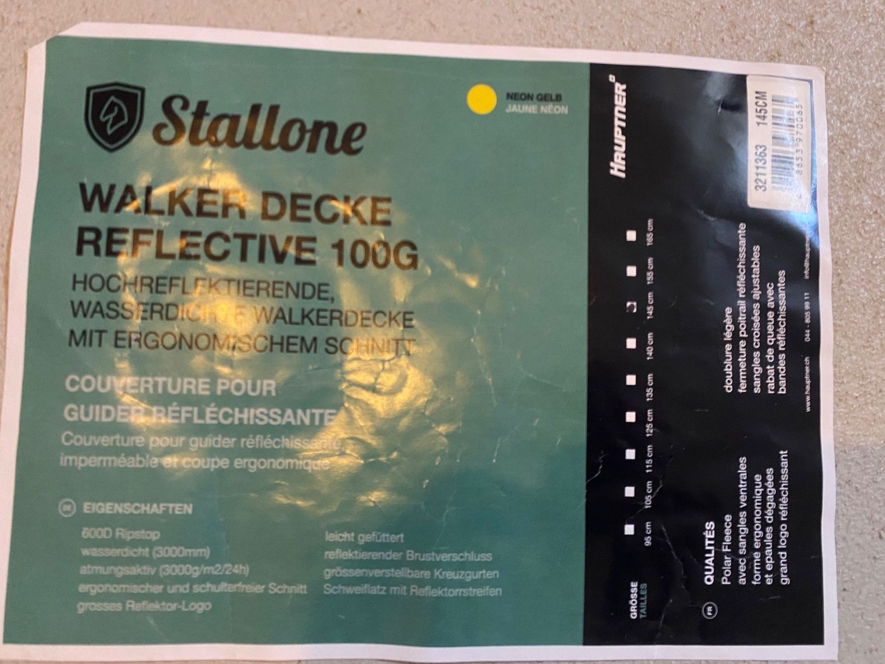 Coperte & Accessori: Stallone Walker Decke, Reflective, 100g. 145cm – Usato da Wohlen AG venduto da Airson_a_reic 7