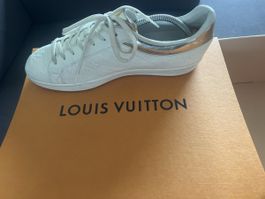 Louis Vuitton White Leather Sneakers, Rare