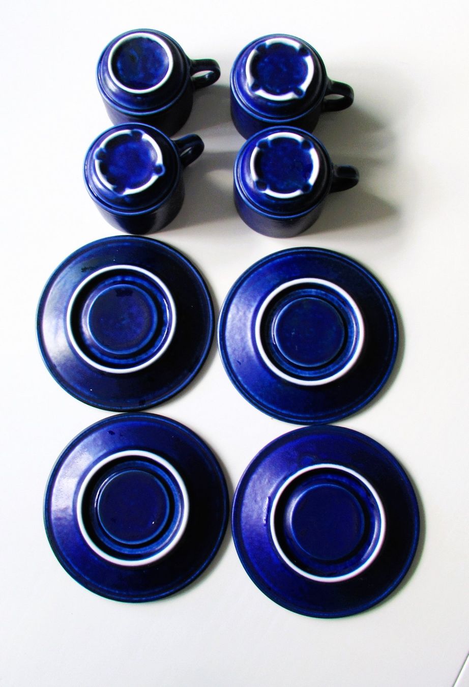 Set di piatti: LANGENTHAL BLUE OCEAN  4 ESPRESSOTASSEN  MIT UNTERTELLER – Usato da Ostermundigen venduto da Finnflower 2