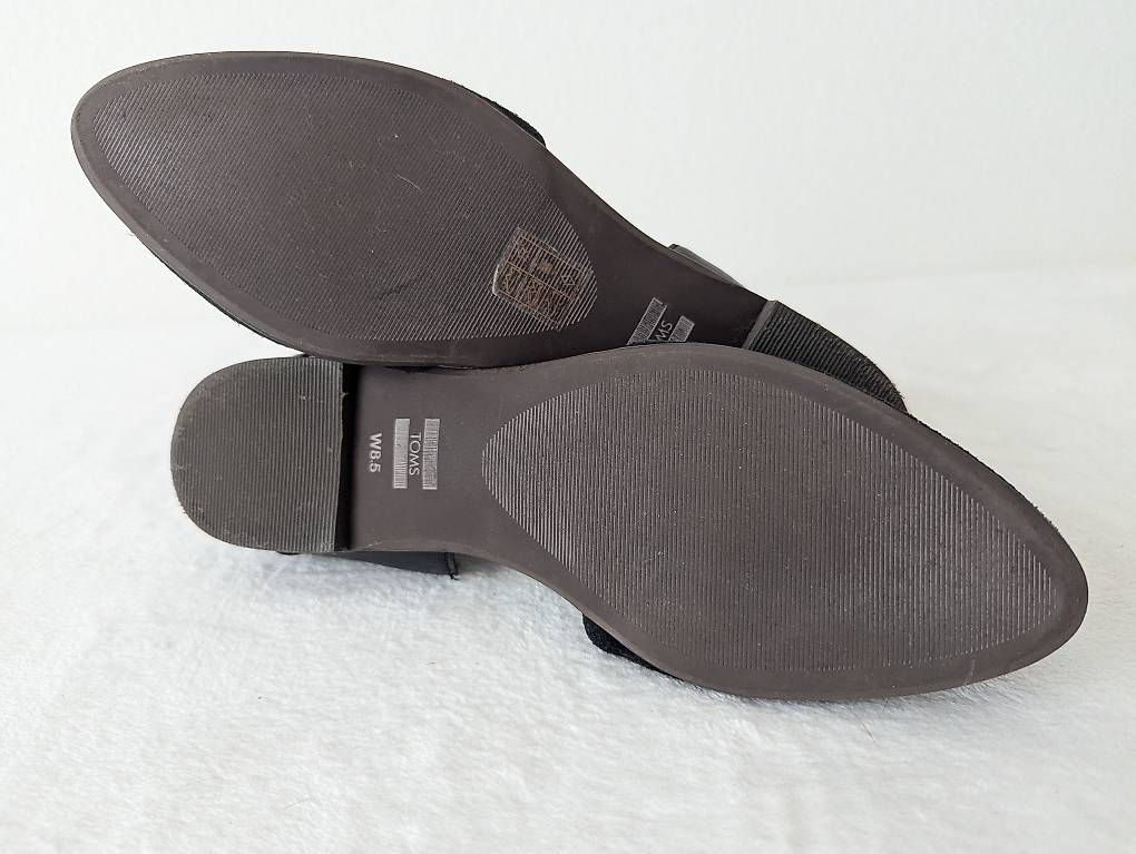 Damenschuhe: Sandale TOMS, Echtleder, Grösse 39, schwaz – Gebraucht aus Zürich von est_q7sj 3