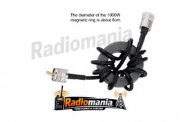 Ringkernspule 1000W Durchmesser 6cm mit Kabel