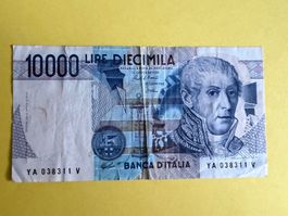 ITALIA - DieciMila Lire- 3 Settembre 1984 - Alessandro VOLTA