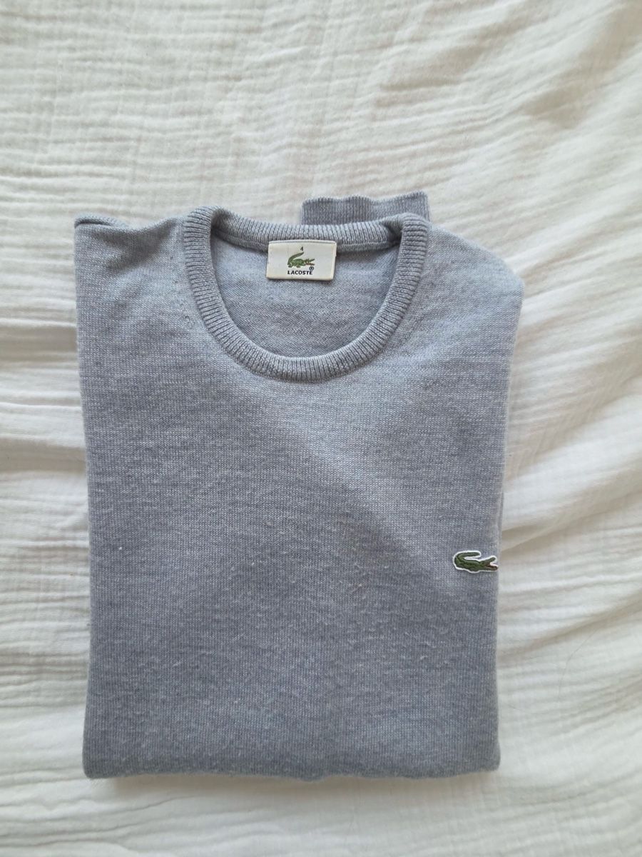 Lacoste Pulls & Sweat-shirts: Pull Lacoste gris  – D'occasion à Thônex par emm_f5jb