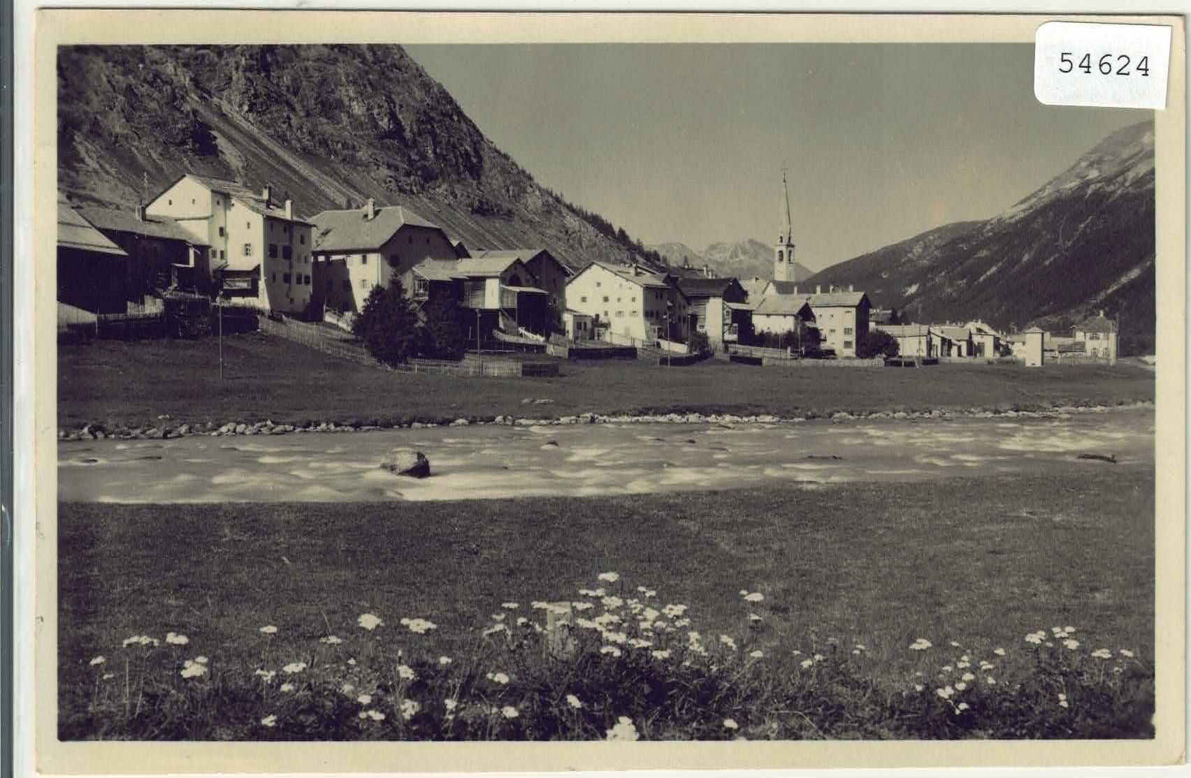 Cartoline postali: Scanfs - Dorfansicht - Engadin – Usato da Ettingen venduto da Kartenplanet