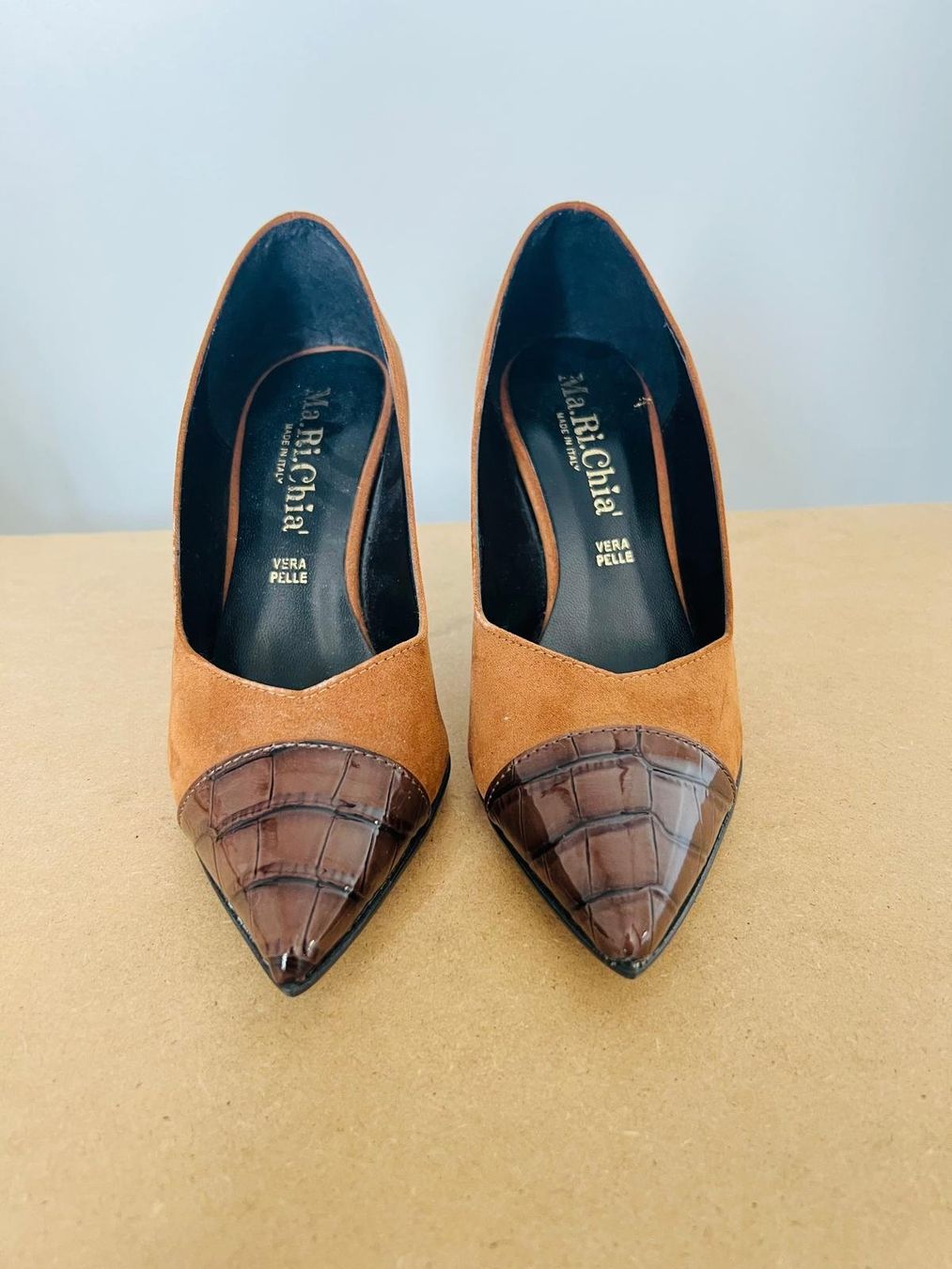 Scarpe da donna: Damenpumps Braun Gr. 35 – Nuovo e nell'imballaggio originale da Emmen venduto da IMV-Liquidationen