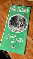 Magazine Journal Air France Karte 1947 vintage Avion Flug