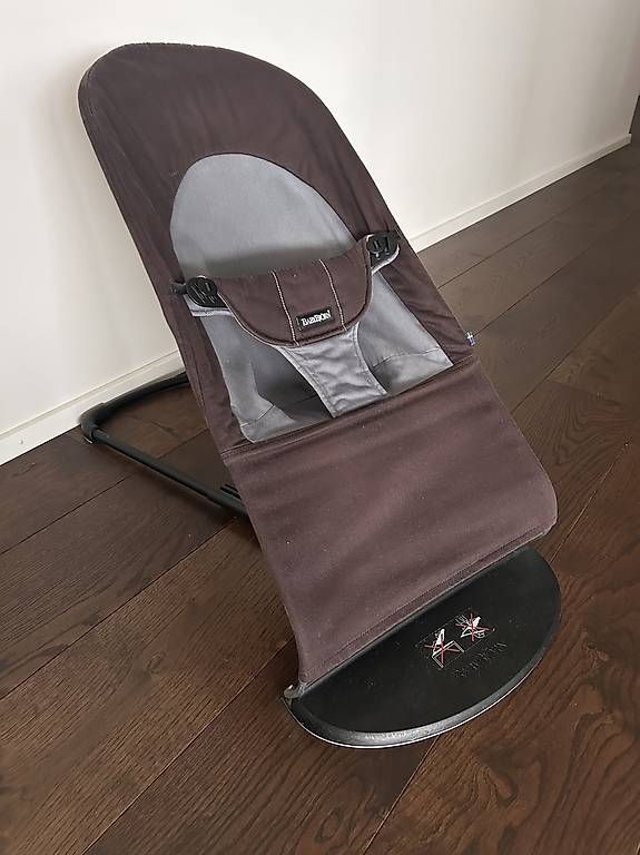 Babybjörn Sdraiette & Sdraiette a dondolo: BabyBjörn Wippe schokobraun/hellgrau – Usato da Oberwil-Lieli venduto da NicOpra85 2