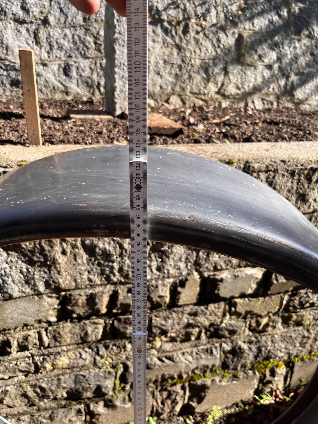 Holzartikel: Holzlager Rund Durchmesser 98cm – Neu und originalverpackt aus Oberwil-Lieli von metal-works 1
