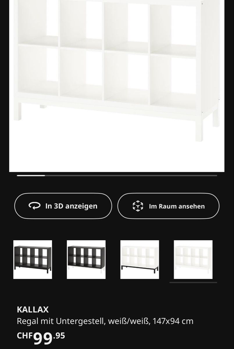 Ikea Scaffali: KALLAX Regal – Nuovo (secondo la descrizione) da Küssnacht am Rigi venduto da Wir-3 3