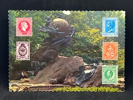 Bern-Denkmal des Universalen Postvereines im 1874 gegründet