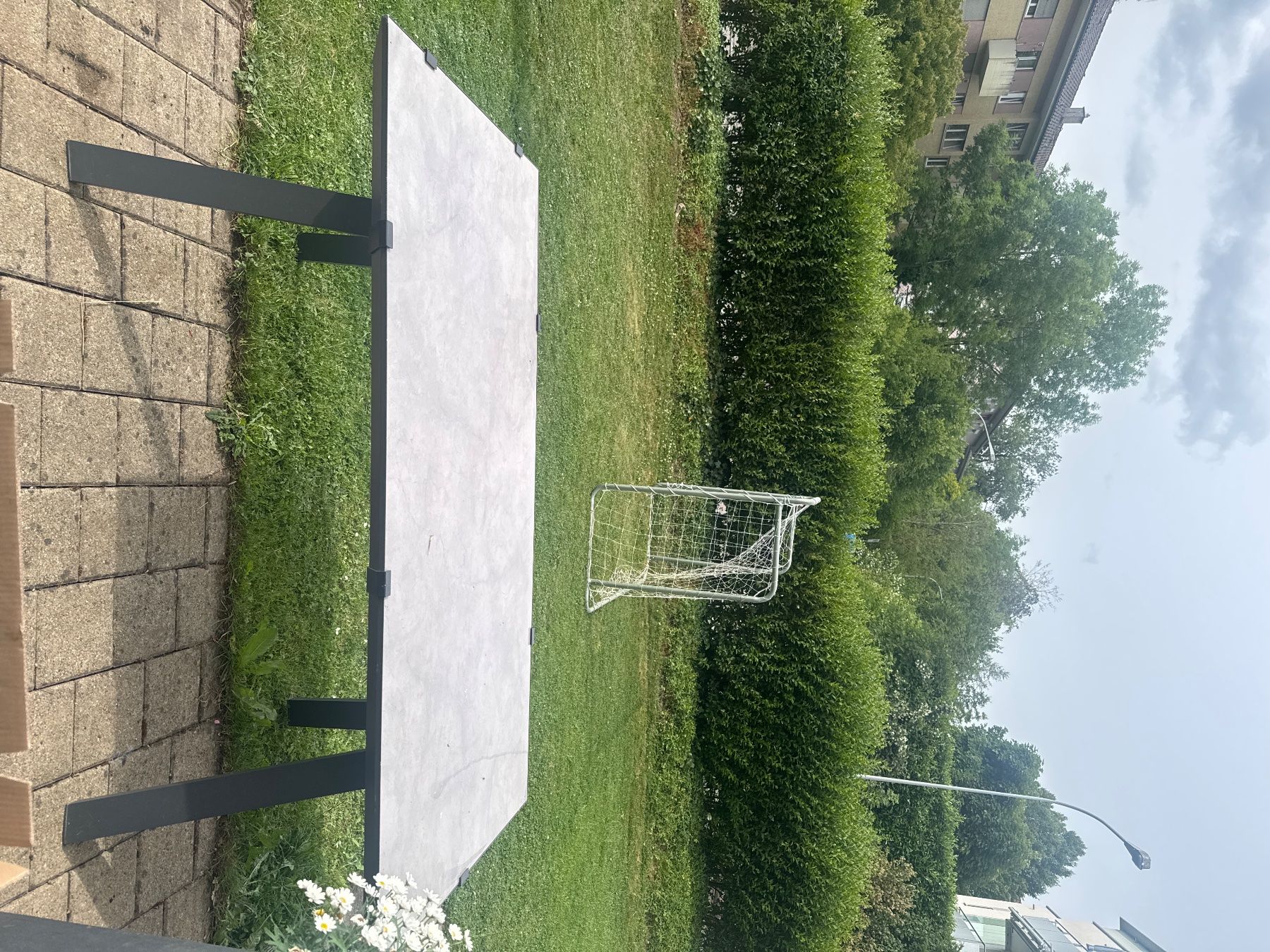 Tavoli: Gartentisch aus Marmor 180x90 – Usato da Buchs ZH venduto da lesann 1