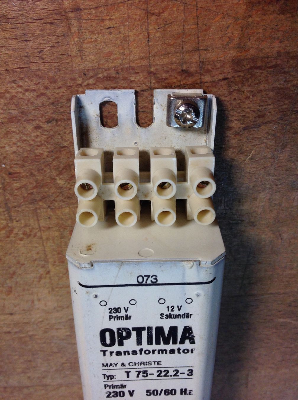 Componenti elettronici: Trasformatore OPTIMA T 75-22.2-3, 230V     12V  6.2A – Usato da Riva San Vitale venduto da ramarro57 1