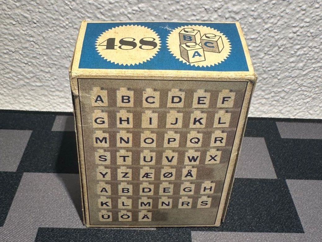 Lego Baukästen: Lego System 488 1x1 Bricks Buchstaben / Letters / Vintage / – Gebraucht aus Kappel SO von MyFunBox 1