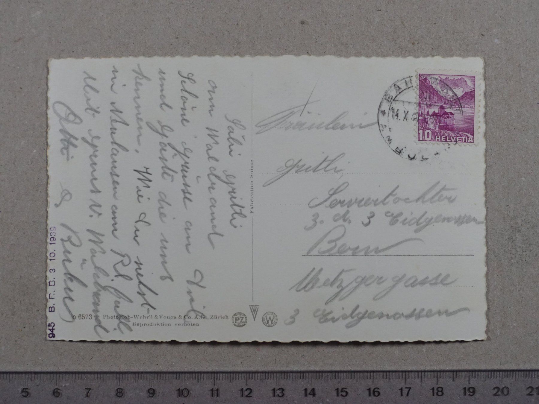 Cartoline postali: Schaffhausen, Rheinfall – Usato da Lenzburg venduto da fh1 1