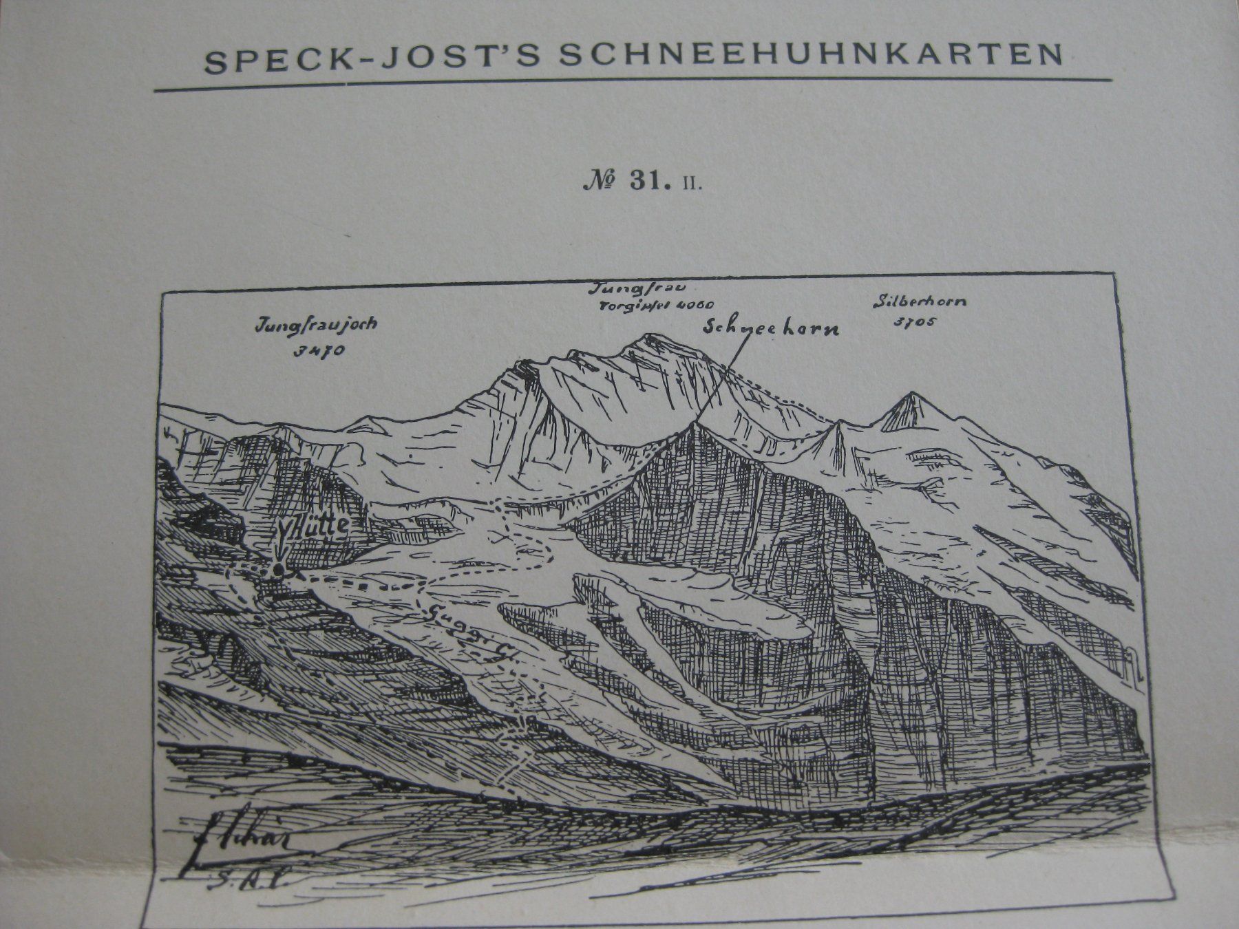 Cartine & Atlanti: Schneeschuhkarte Jungfrau, Eiger, Mönch – Usato da Boppelsen venduto da Boppli44 2