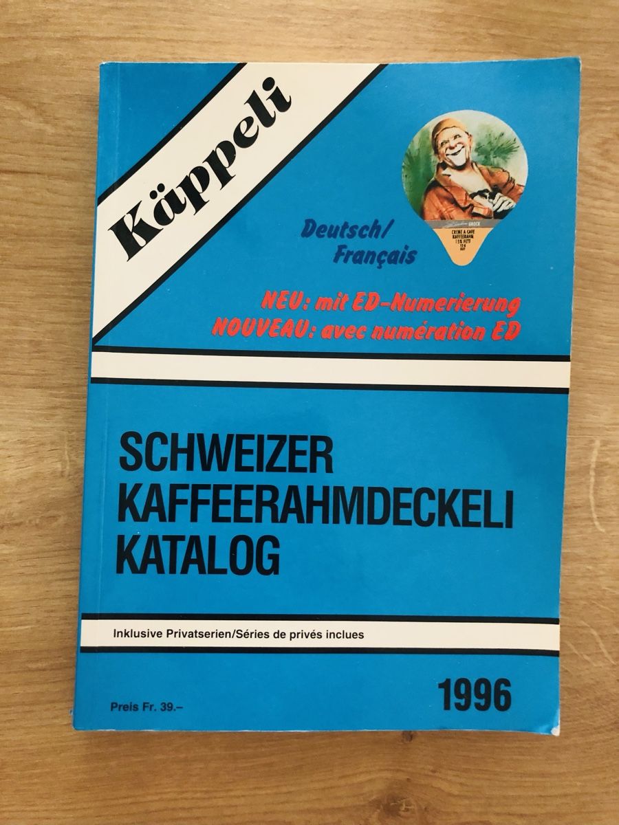 Coperchi dei cremini per caffè: Catalogue opercule/crème à café 1996 – Usato da La Neuveville venduto da Sonny2000