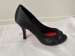 Schwarze Peeptoes Gr. 37