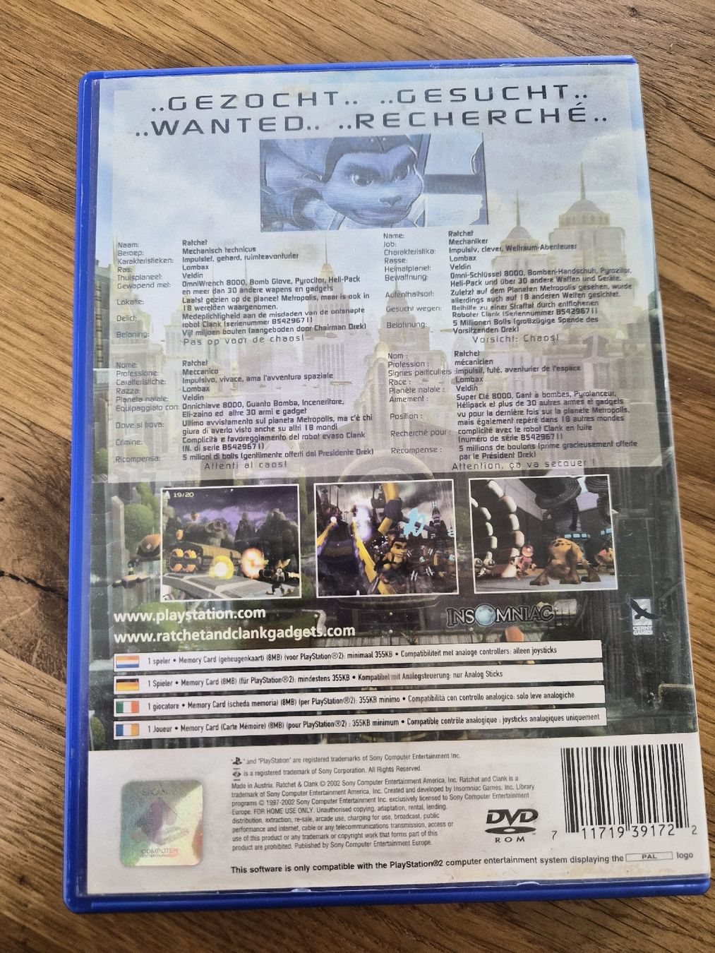 Sony Jeux: Ratchet & Clank pour PlayStation 2  – D'occasion à La Joux FR par car_ck96 2