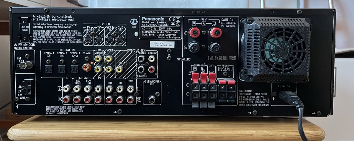 Panasonic Amplificateurs: Panasonic SA-HE90 AV Control Receiver – D'occasion à Derendingen par Sabine16 2