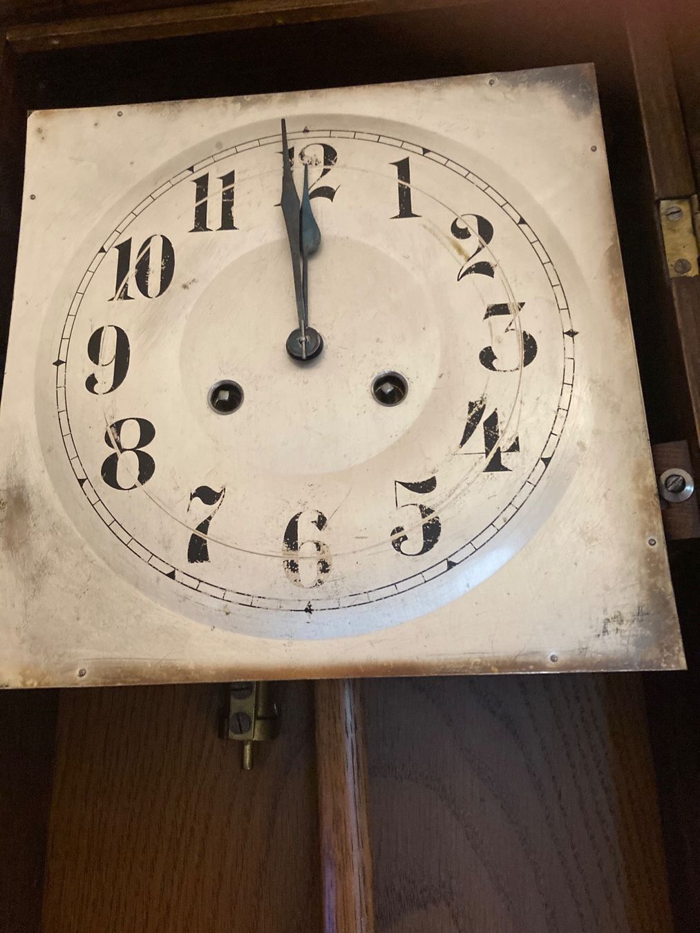Junghans Uhren: Antike Wanduhr – Defekt aus Zürich von ju314 3
