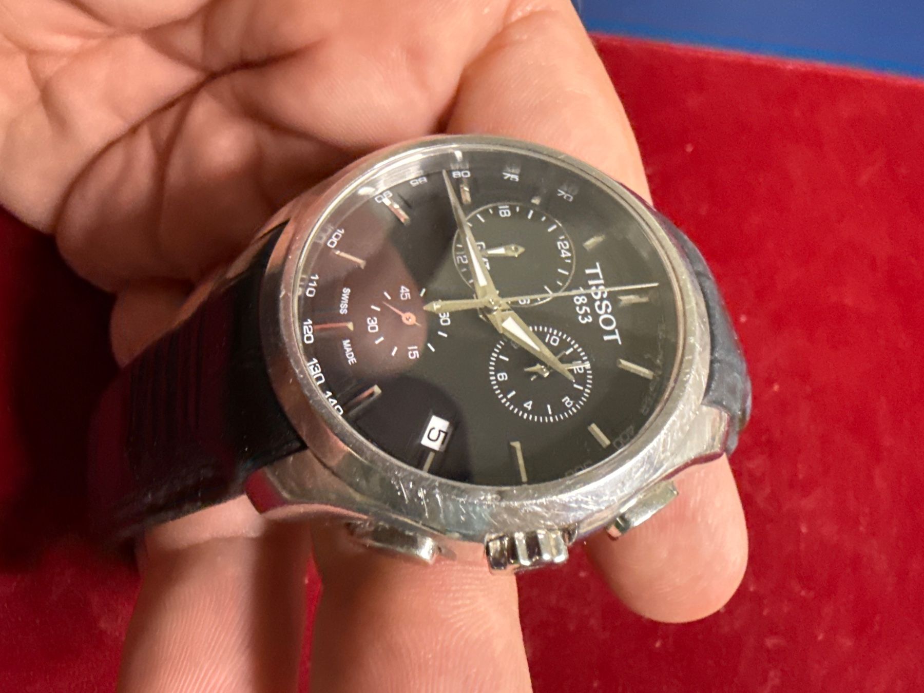 Tissot Uhren: Tissot Chronograph 44 mm – Gebraucht aus Pfeffingen von Allhandelklgwatches 1