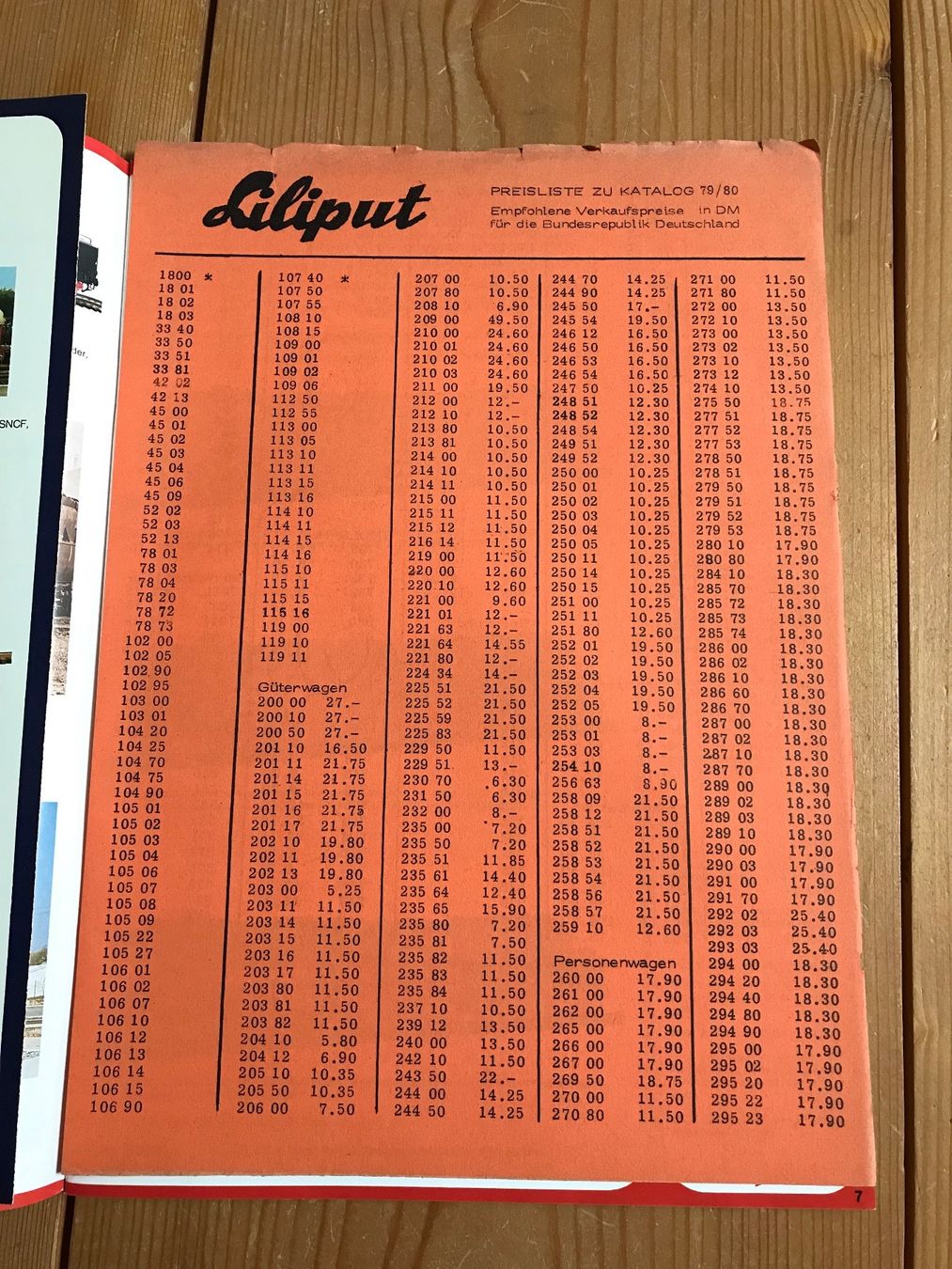 Liliput Modellini di ferrovie: liliput katalog 79/80 – Usato da Liestal venduto da ozo2005 1