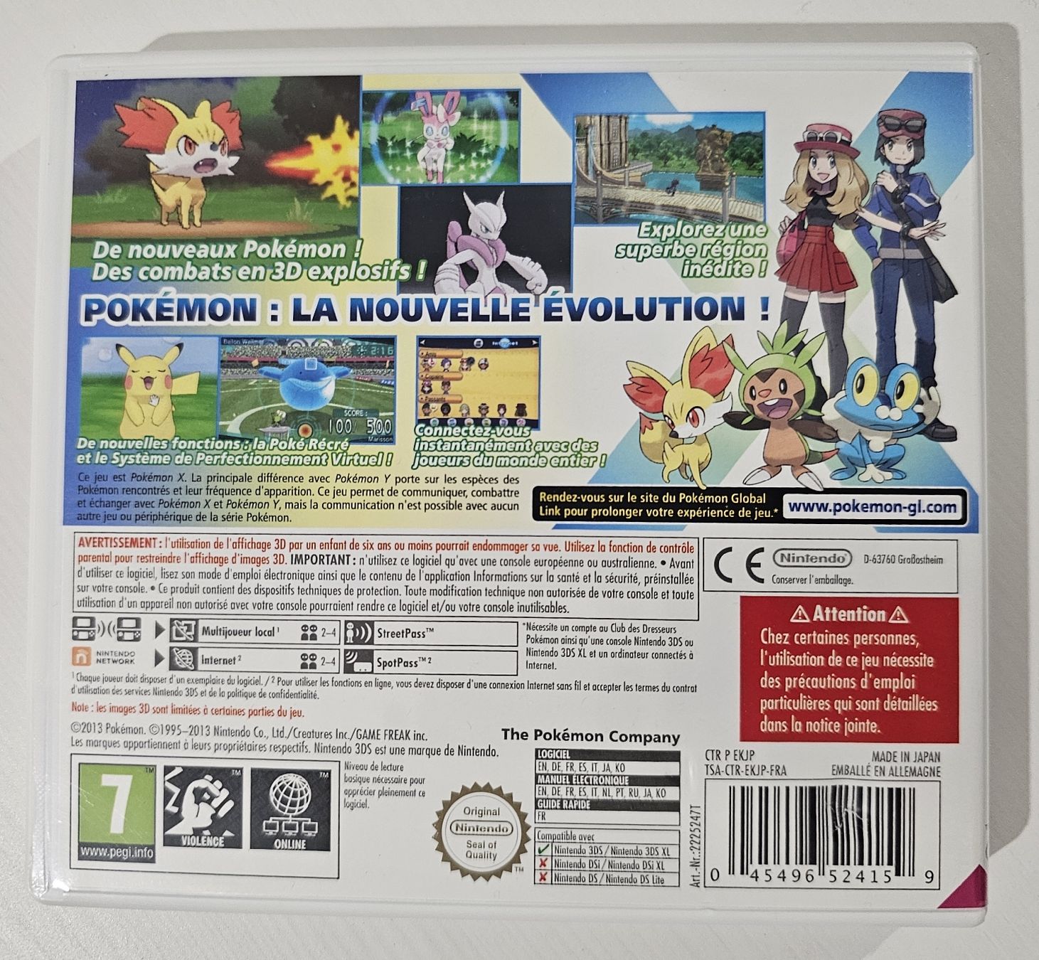 Pokémon Jeux: pokemon X en boite complet FR  – D'occasion à Pully par RandomZero 1