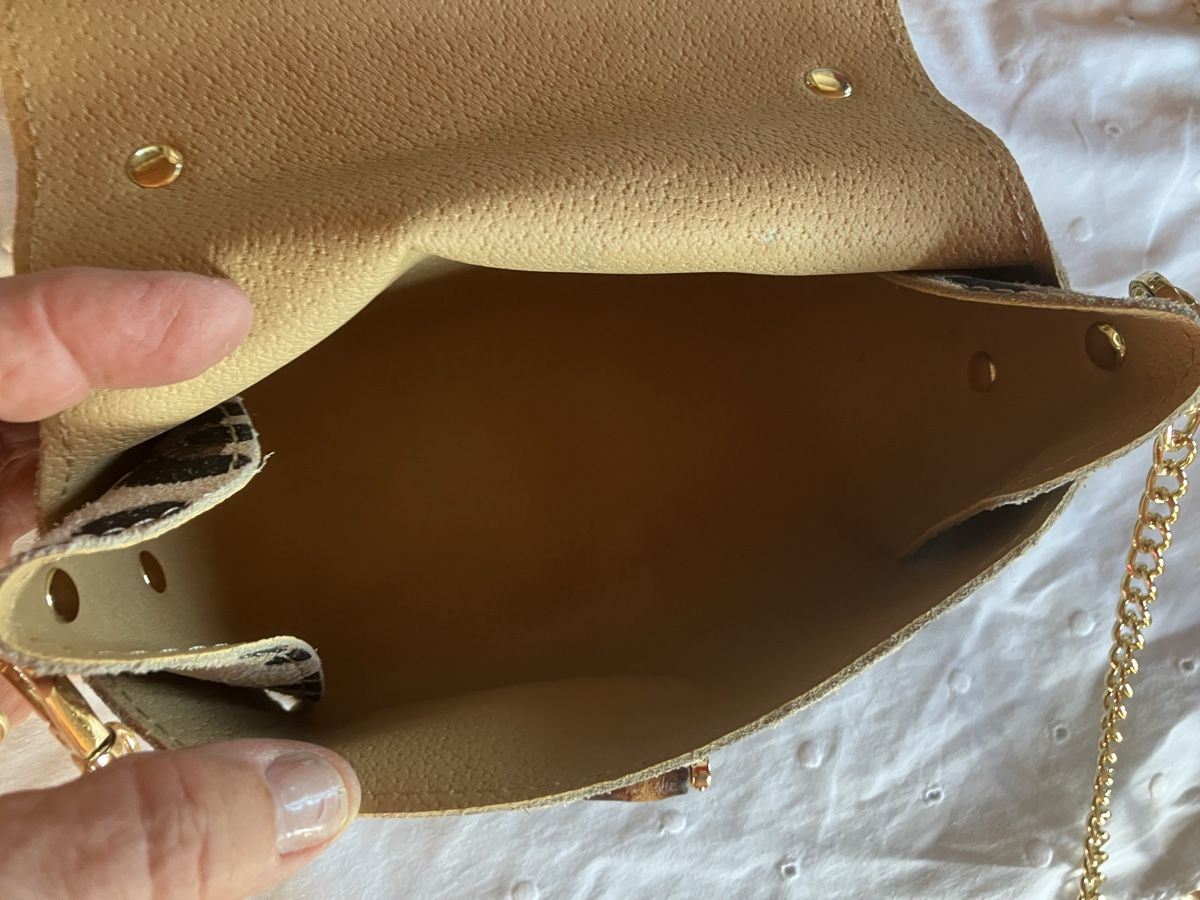 Borse da donna: Umhaengetaeschchen echt Leder Leopardenprint – Nuovo (secondo la descrizione) da Bassersdorf venduto da groovygremlin 3
