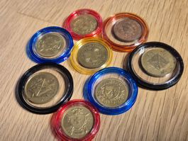 8 verschiedene Schützenjetons (AG, BE, FR) - tolles Lot