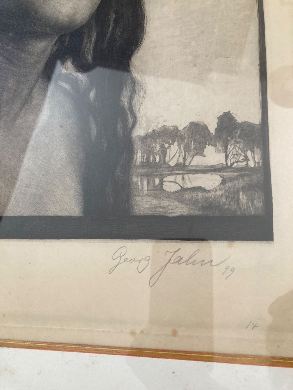 Gemälde: Georg Jahn 1899, Radierung – Gebraucht aus Adliswil von tchest007 2