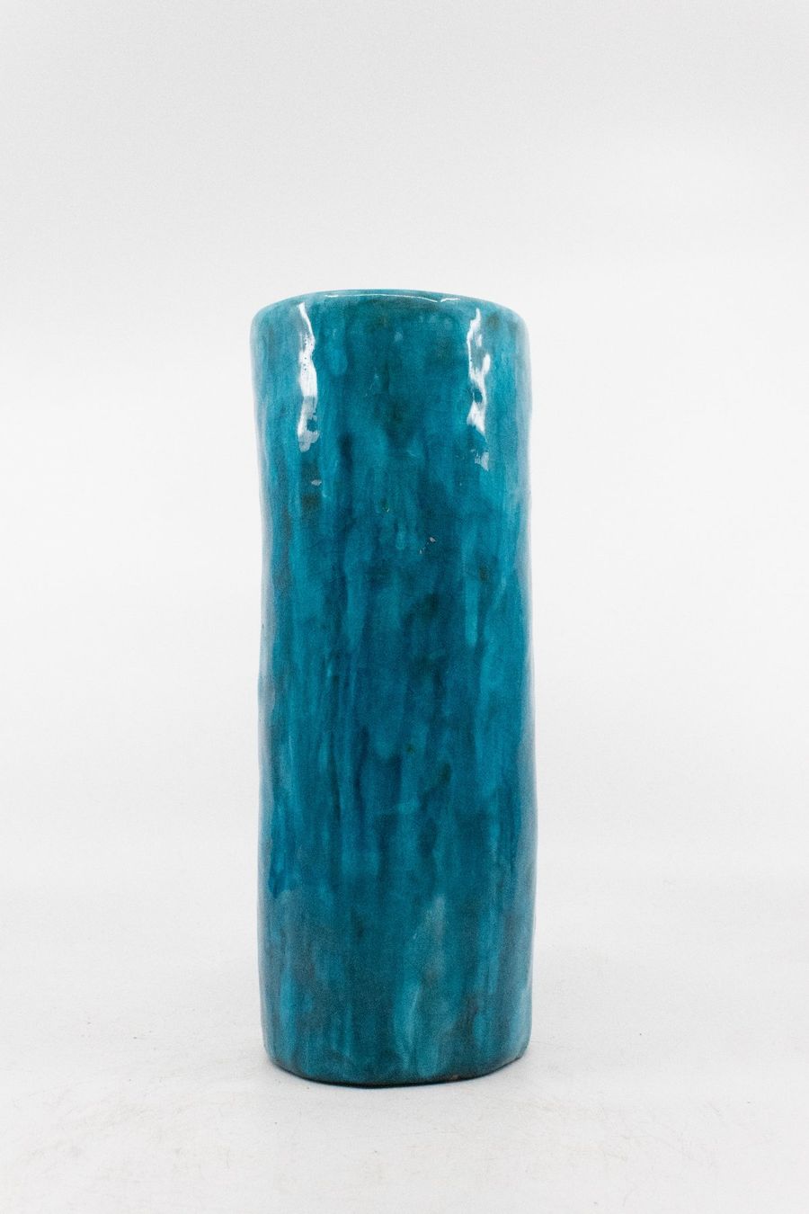 Vasen & Gefässe: Blaue Vase aus Keramik / ca. 22 cm – Gebraucht aus Zürich von ZuercherBrockenhaus 2