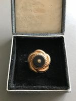 gold riesig BIEDERMEIER pin&pendant Box