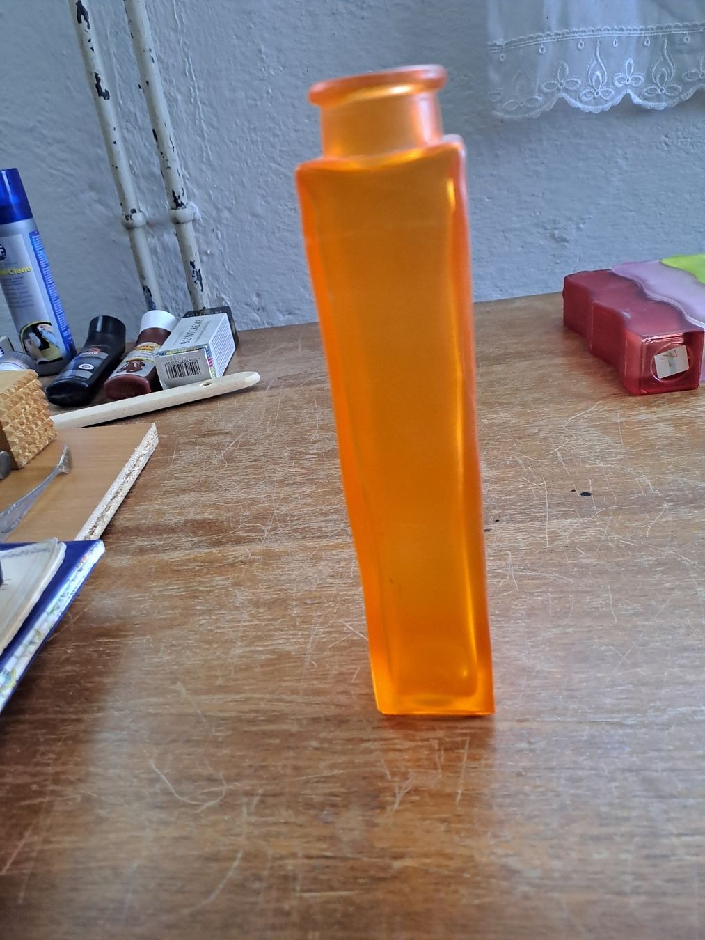 Verres: Glasvase Orange Wellendesign – D'occasion à Zürich par Schoebi19 1
