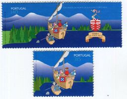 Briefmarken "Schiffe. João Vaz Corte-Real". Portugal