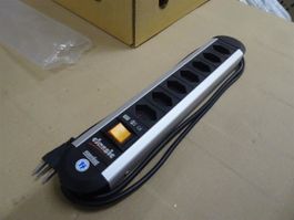 x82 Profi Alu-Strom-Steckleiste 7er